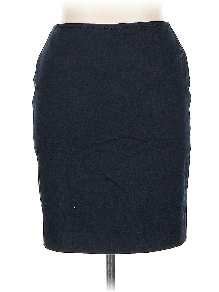 Pre-owned Tahari By Asl Casual Skirt In Blue