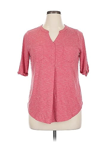 Sonoma Goods for Life Short Sleeve Henley (view 1)