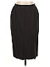 Jaeger 100% Wool Solid Black Wool Skirt Size 12 - photo 1