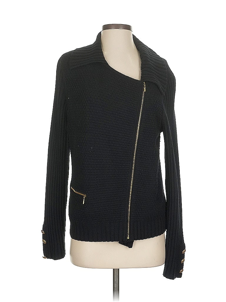 Pre-owned St. John Exclusively For Nordstrom Cardigan Sweater In Black