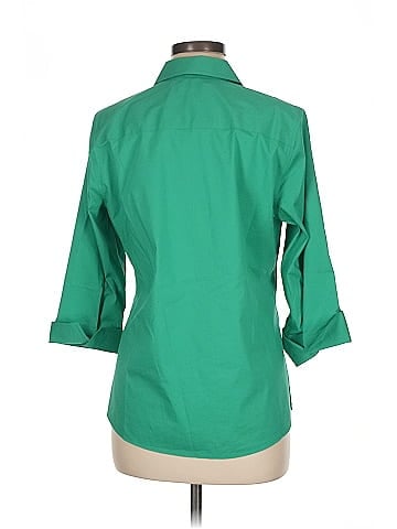 Foxcroft 3/4 Sleeve Button-Down Shirt (view 2)