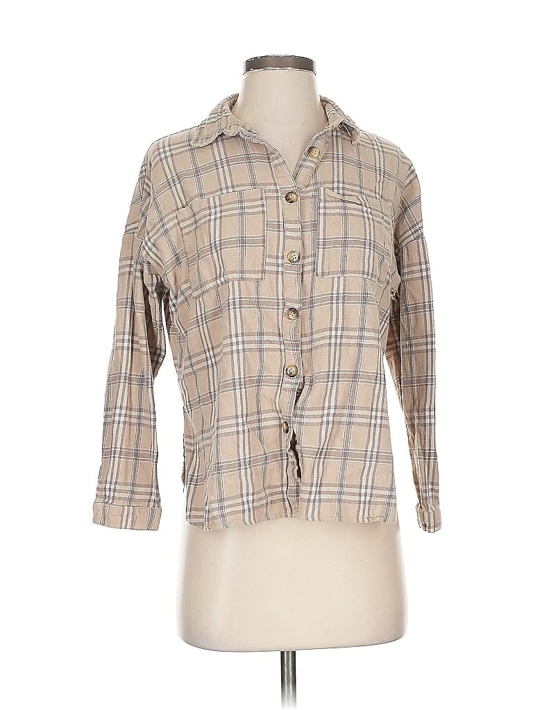 Pre-owned Windsor Long Sleeve Polo Shirt In Brown