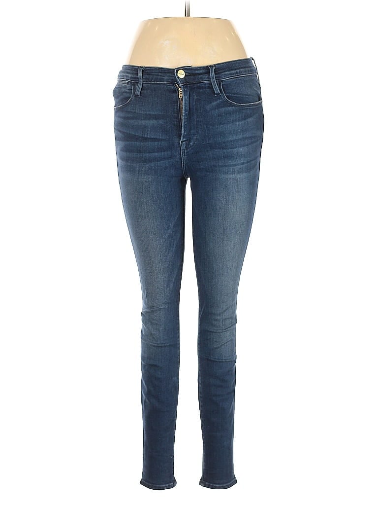 Pre-owned Frame Jeans In Blue