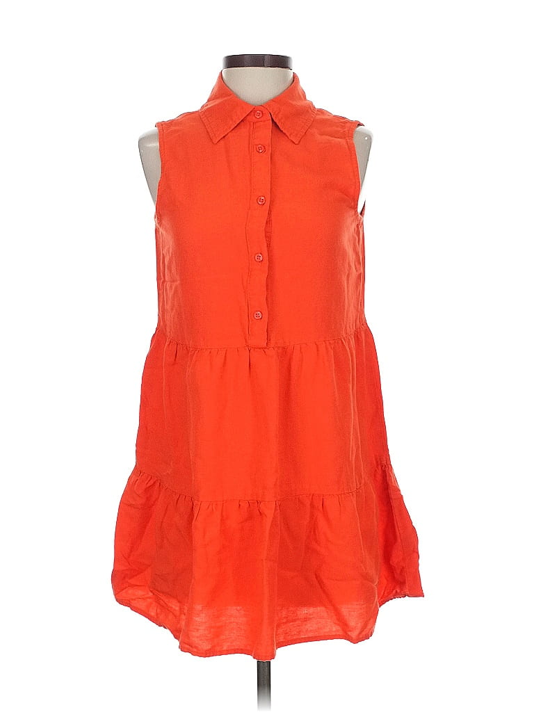 Pre-owned Jessica Simpson Casual Dress In Orange