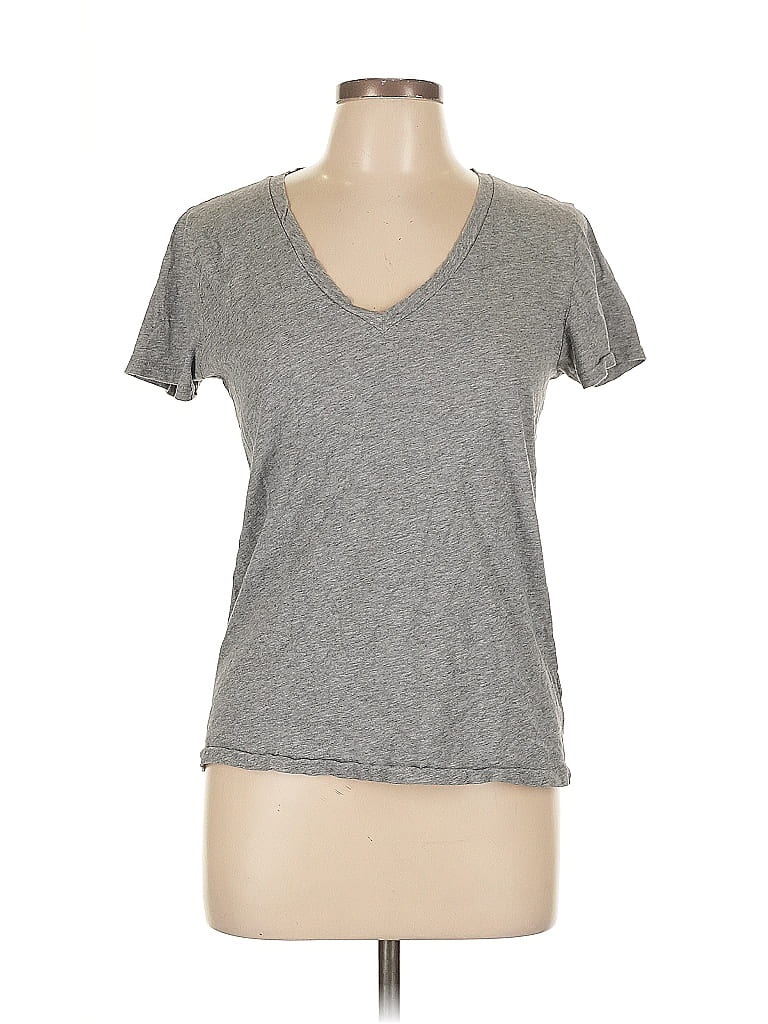 Pre-owned J. By J.crew Short Sleeve T-shirt In Gray