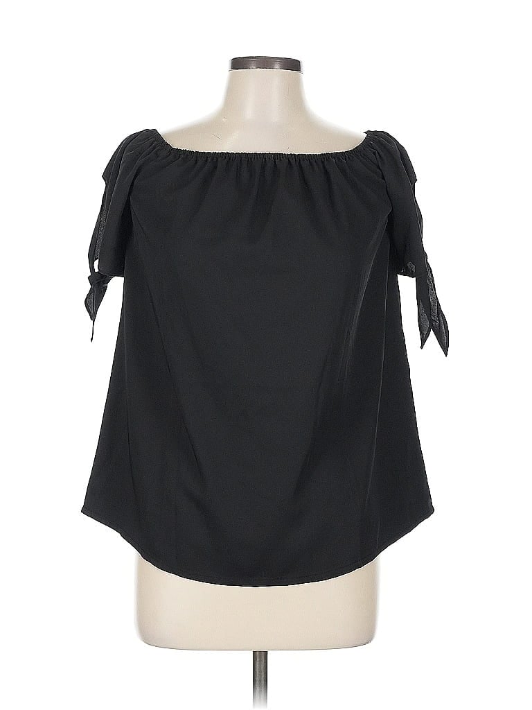 Pre-owned Unbranded Sleeveless Blouse In Black