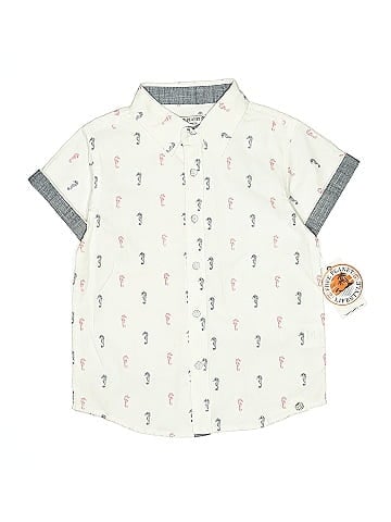 Free Planet Short Sleeve Button-Down Shirt (view 1)