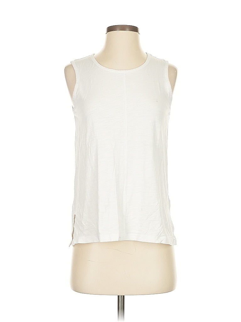 Pre-owned Lucy & Laurel Sleeveless T-shirt In White