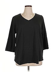Belle By Kim Gravel 3/4 Sleeve T Shirt