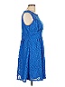 DressBarn 100% Polyester Blue Cocktail Dress Size 12 - photo 4