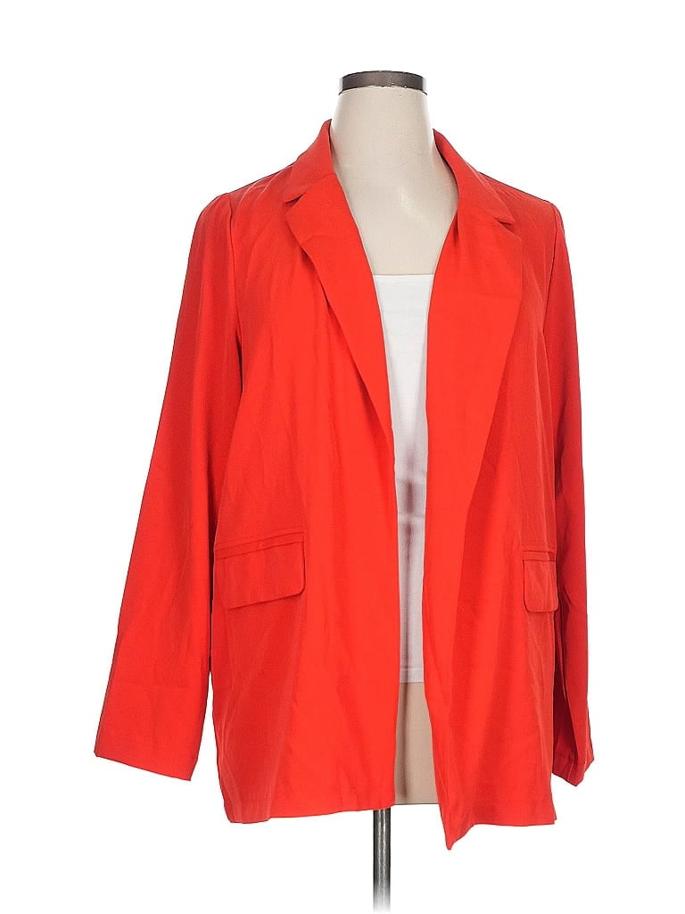 Click to view more detailed imagery on our partner's website Pre-owned Melloday Blazer Jacket In Red