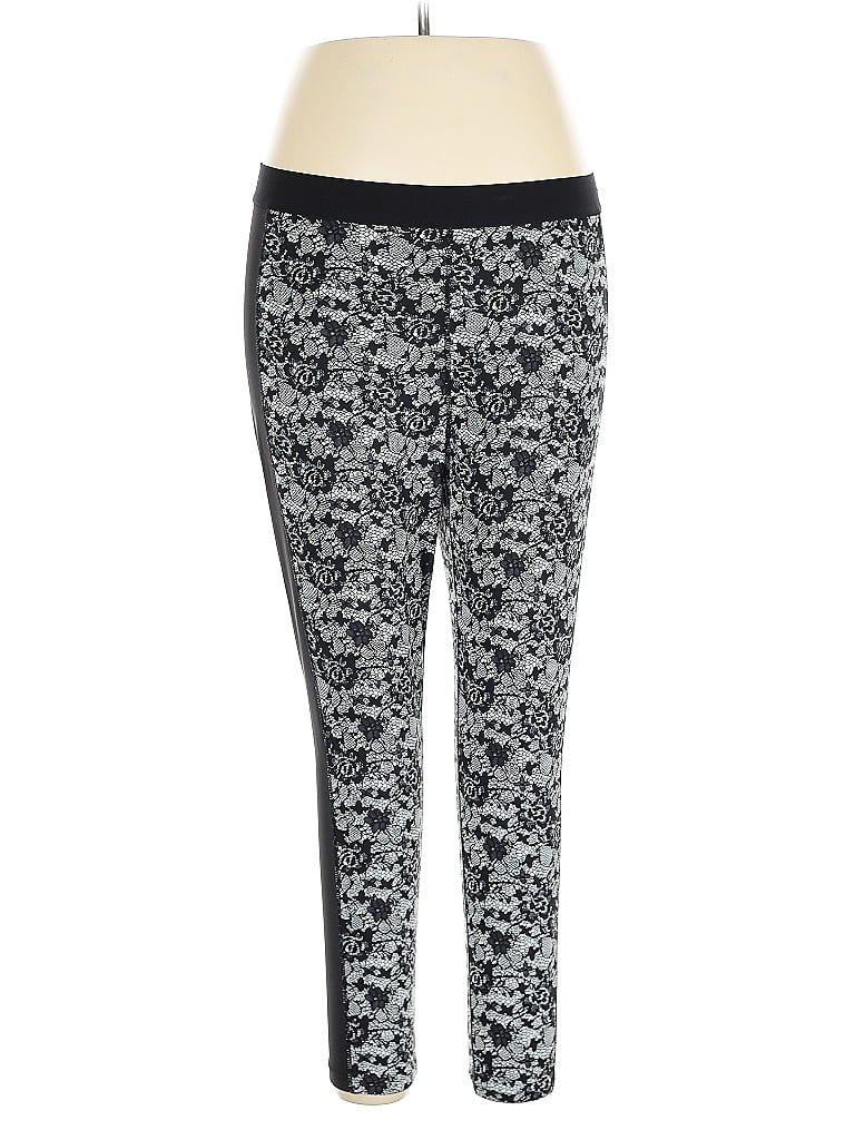 Pre-owned Guess Active Pants In Black