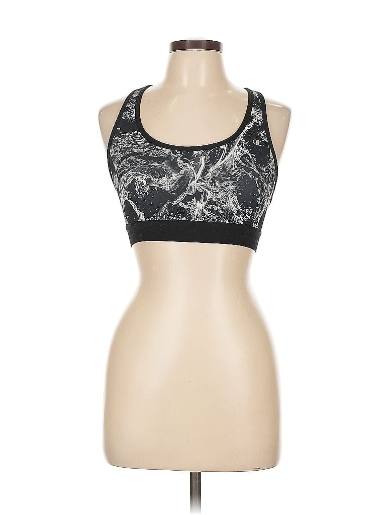 Pre-owned Champion Sports Bra In Black