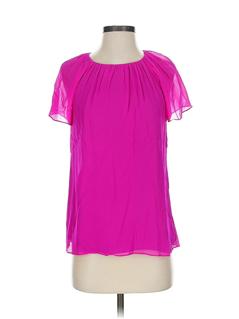 ALICE & TRIXIE Pre-owned Short Sleeve Blouse In Pink