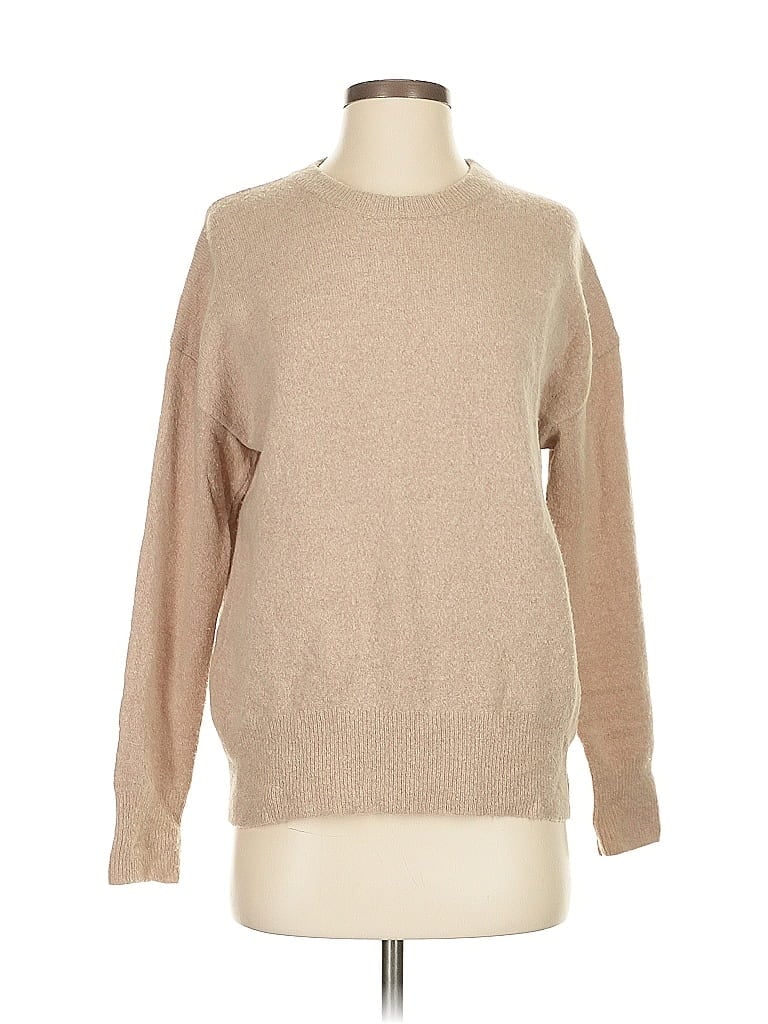 Pre-owned The Group By Babaton Pullover Sweater In Brown
