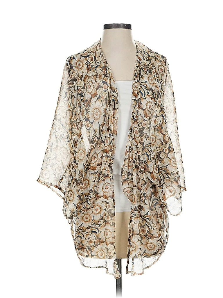 Pre-owned American Eagle Outfitters Kimono In White