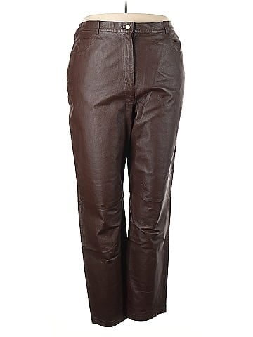 Via Accenti Leather Pants (view 1)