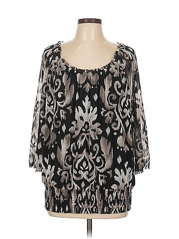 INC International Concepts 3/4 Sleeve Blouse (view 1)