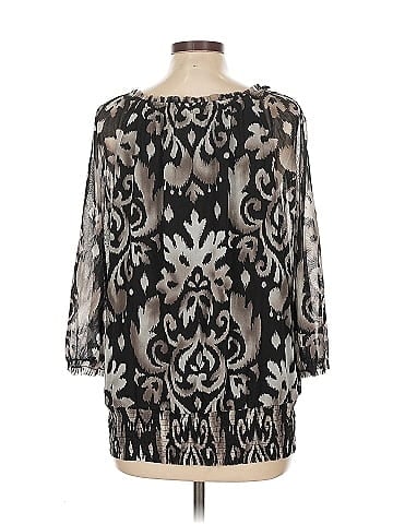 INC International Concepts 3/4 Sleeve Blouse (view 2)