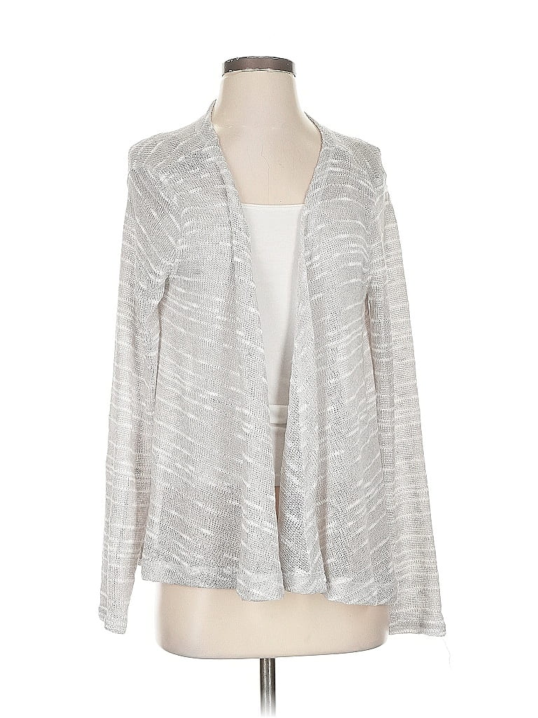 Pre-owned Aéropostale Cardigan Sweater In Silver
