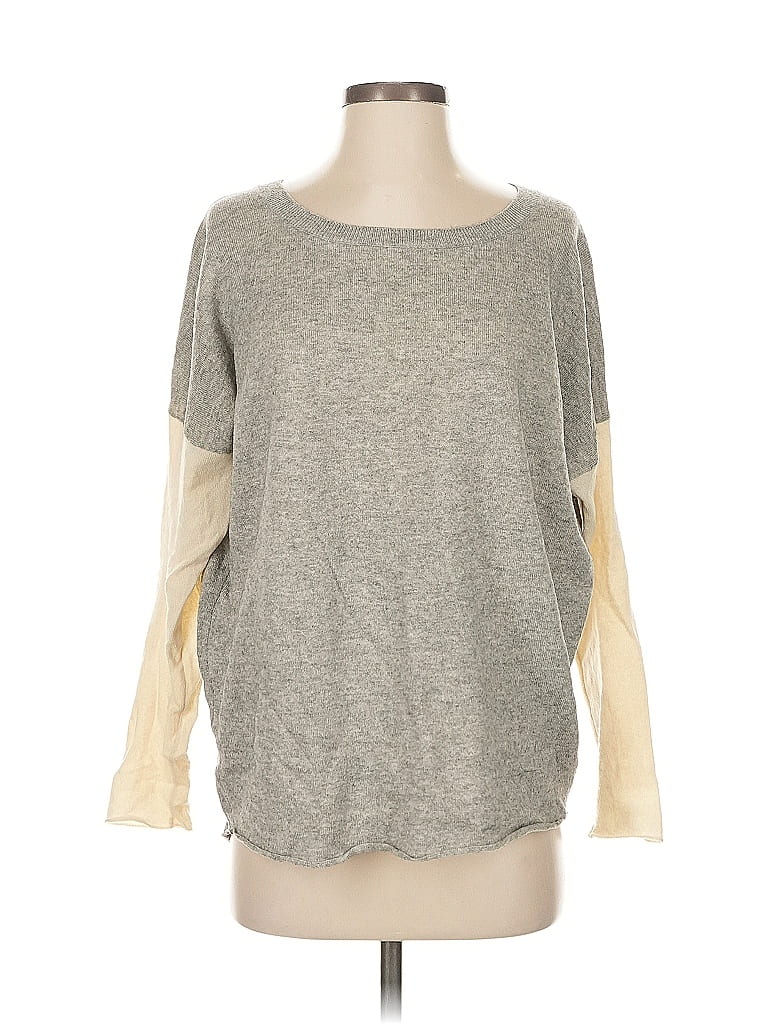 Pre-owned Vince Wool Pullover Sweater In Gray