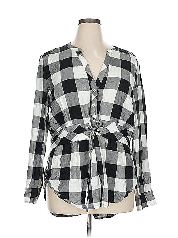 Soho JEANS NEW YORK & COMPANY Long Sleeve Blouse (view 1)