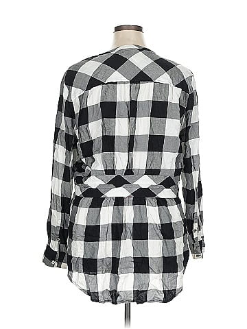 Soho JEANS NEW YORK & COMPANY Long Sleeve Blouse (view 2)