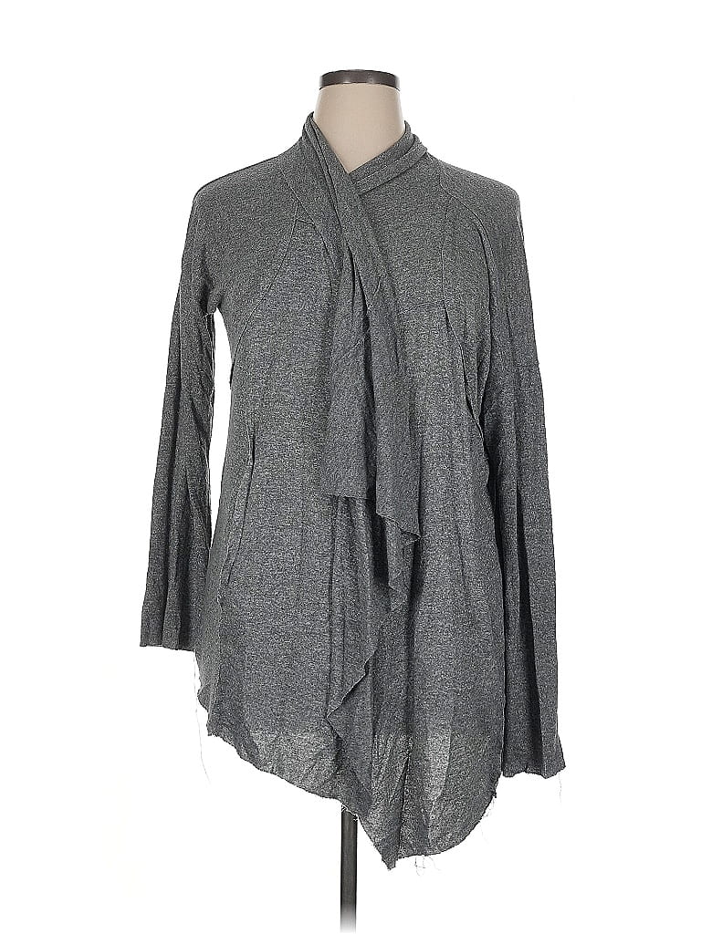Pre-owned Live Well Active Cardigan Sweater In Gray