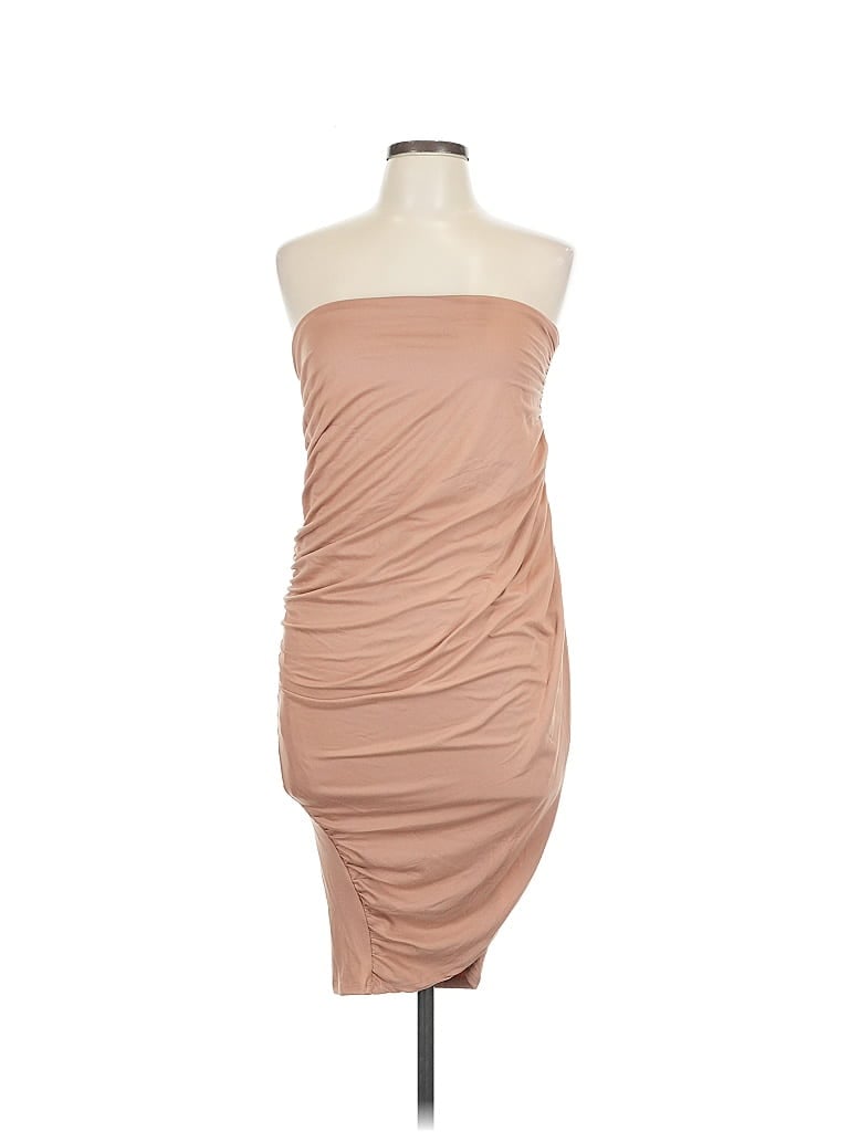 Pre-owned Heart & Hips Casual Dress In Brown