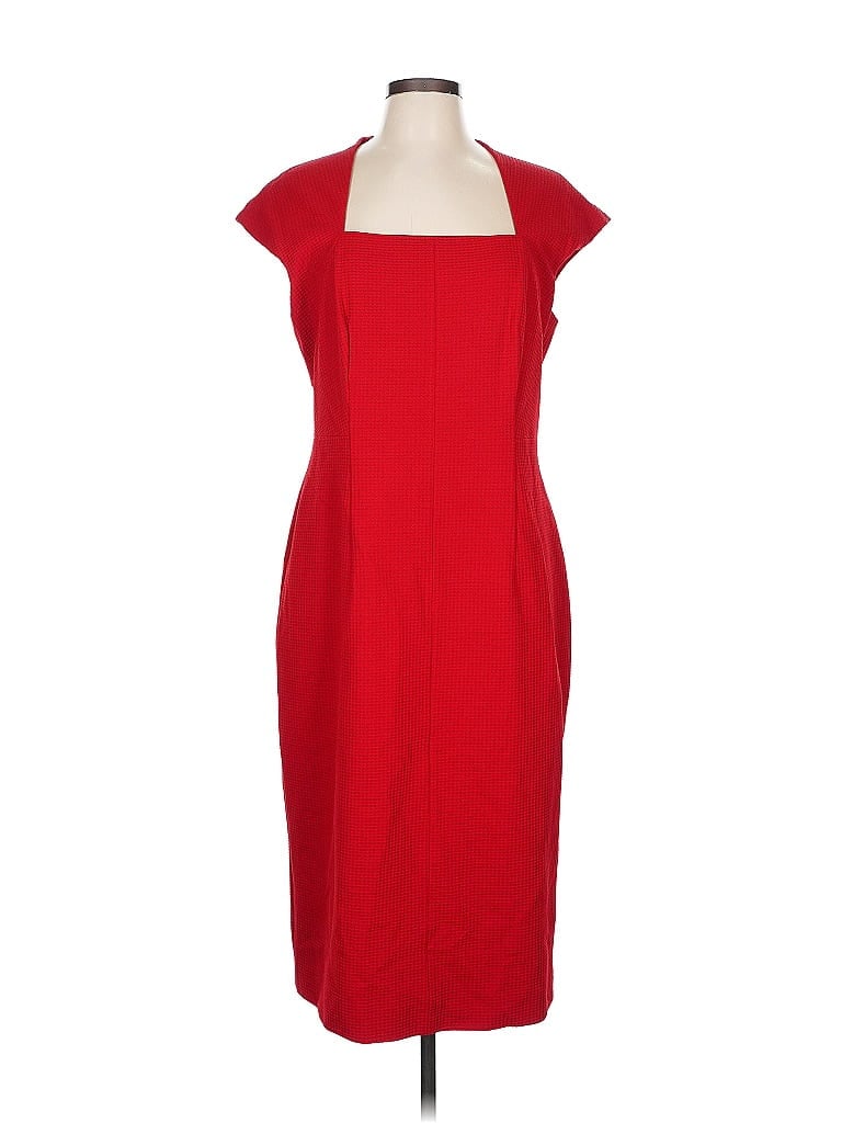 Pre-owned Boss By Hugo Boss Cocktail Dress In Red