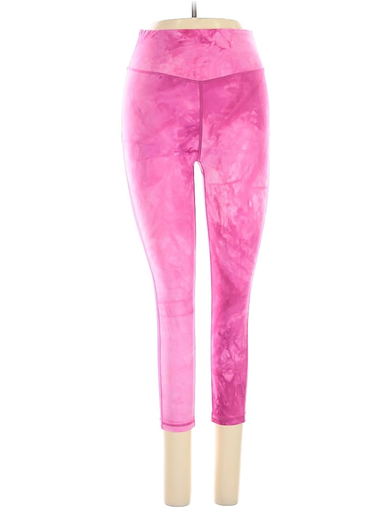 Pre-owned Zyia Active Casual Pants In Pink