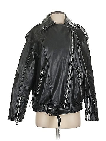 Zara Faux Leather Jacket (view 1)