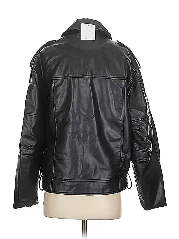Zara Faux Leather Jacket (view 2)