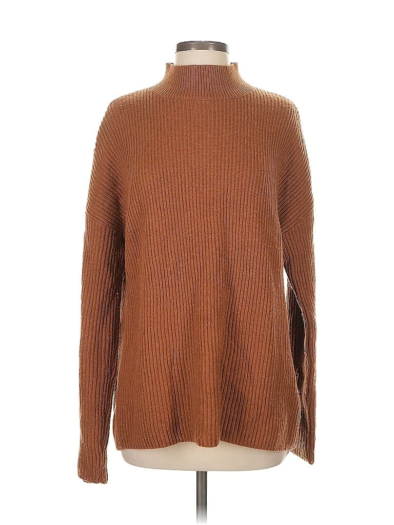Click to view more detailed imagery on our partner's website Pre-owned Rhythm Turtleneck Sweater In Brown