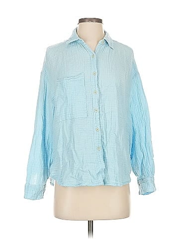 Out From Under 3/4 Sleeve Button-Down Shirt (view 1)