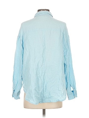 Out From Under 3/4 Sleeve Button-Down Shirt (view 2)
