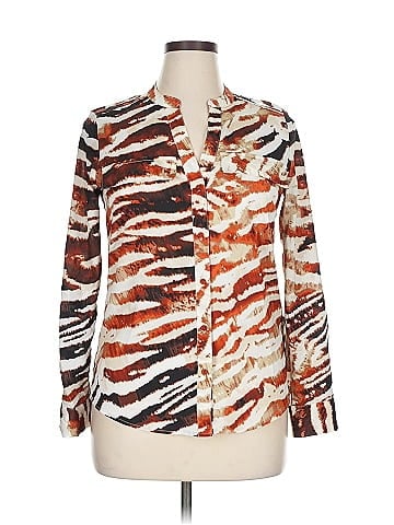 Calvin Klein Long Sleeve Blouse (view 1)