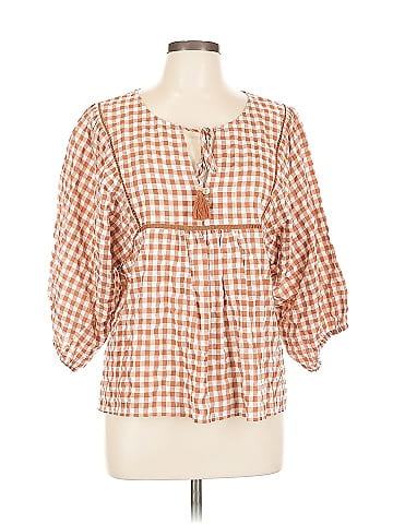 Petal and Pup 3/4 Sleeve Blouse (view 1)