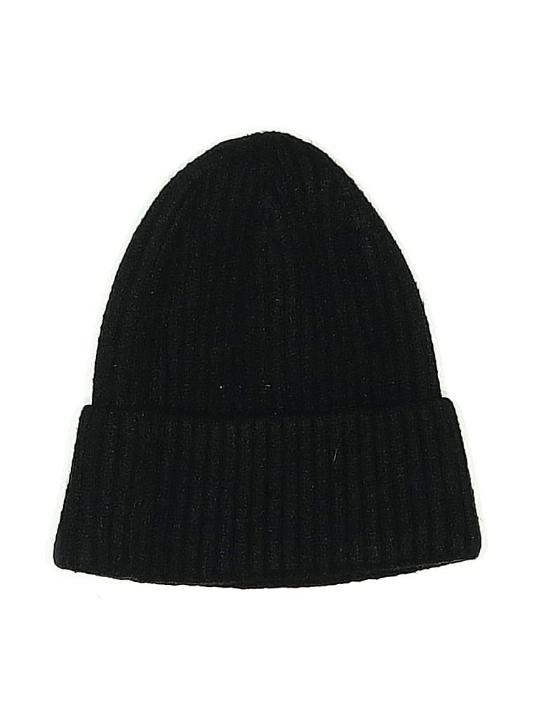 Pre-owned Unbranded Beanie Hat In Black