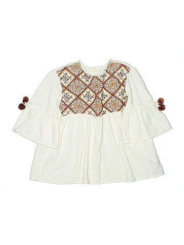 Zara Kids 3/4 Sleeve Blouse (view 1)