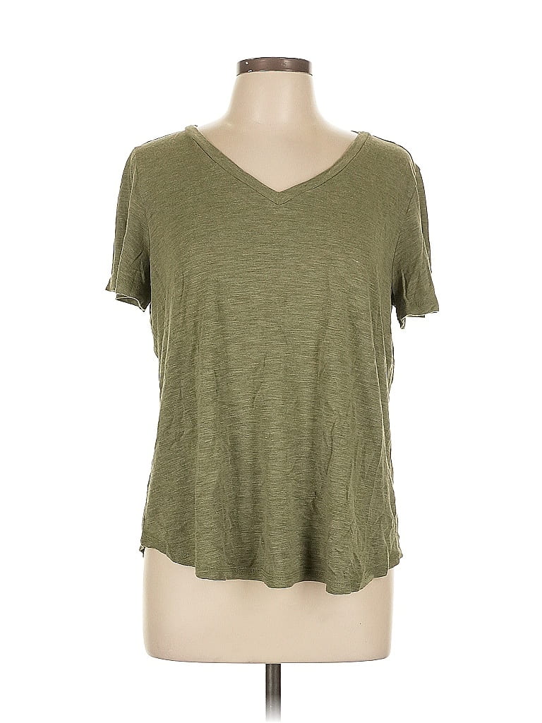 Pre-owned Jessica Simpson Short Sleeve T-shirt In Green