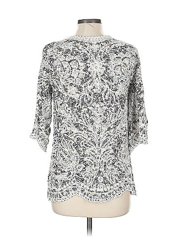 Solitaire 3/4 Sleeve Blouse (view 2)