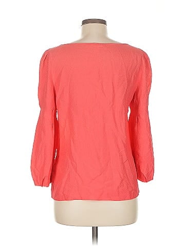 J.Crew Collection 3/4 Sleeve Silk Top (view 2)