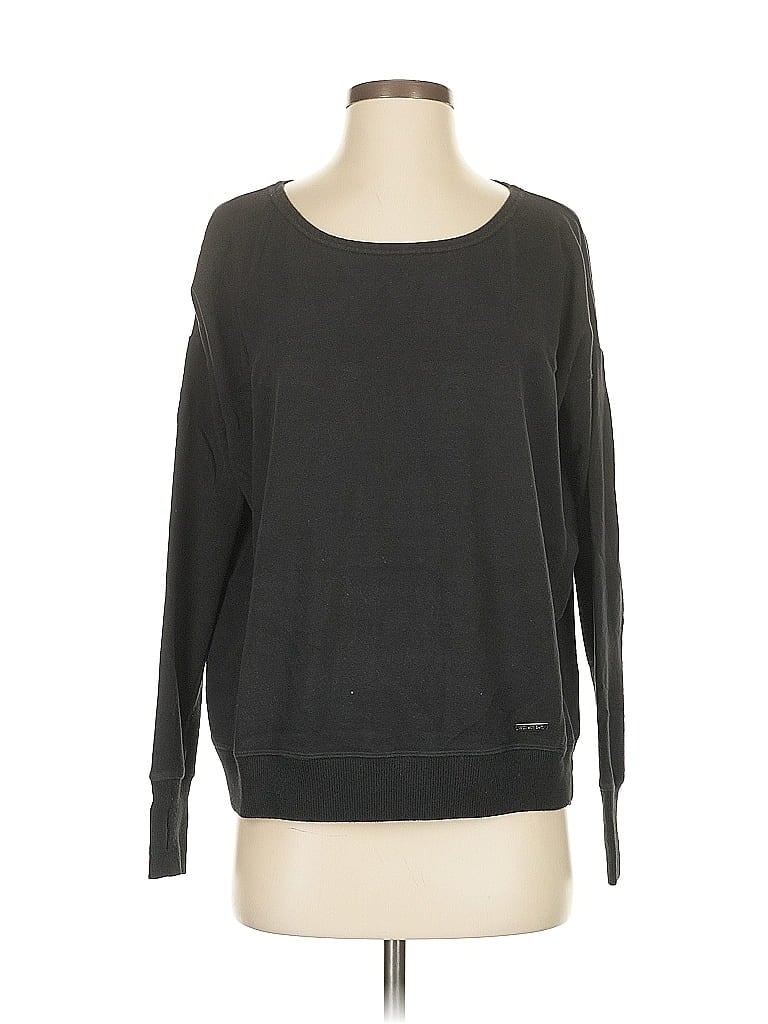 Pre-owned Sweaty Betty Pullover Sweater In Black