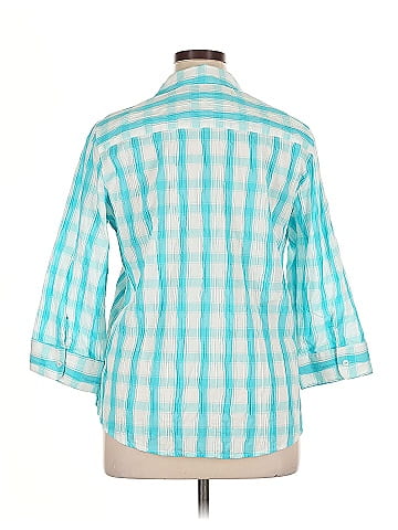 Foxcroft 3/4 Sleeve Button-Down Shirt (view 2)