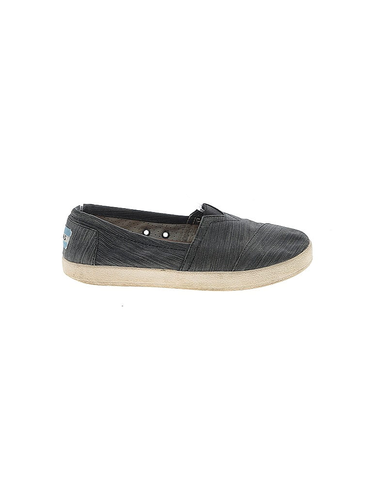 Pre-owned Toms Flats In Black