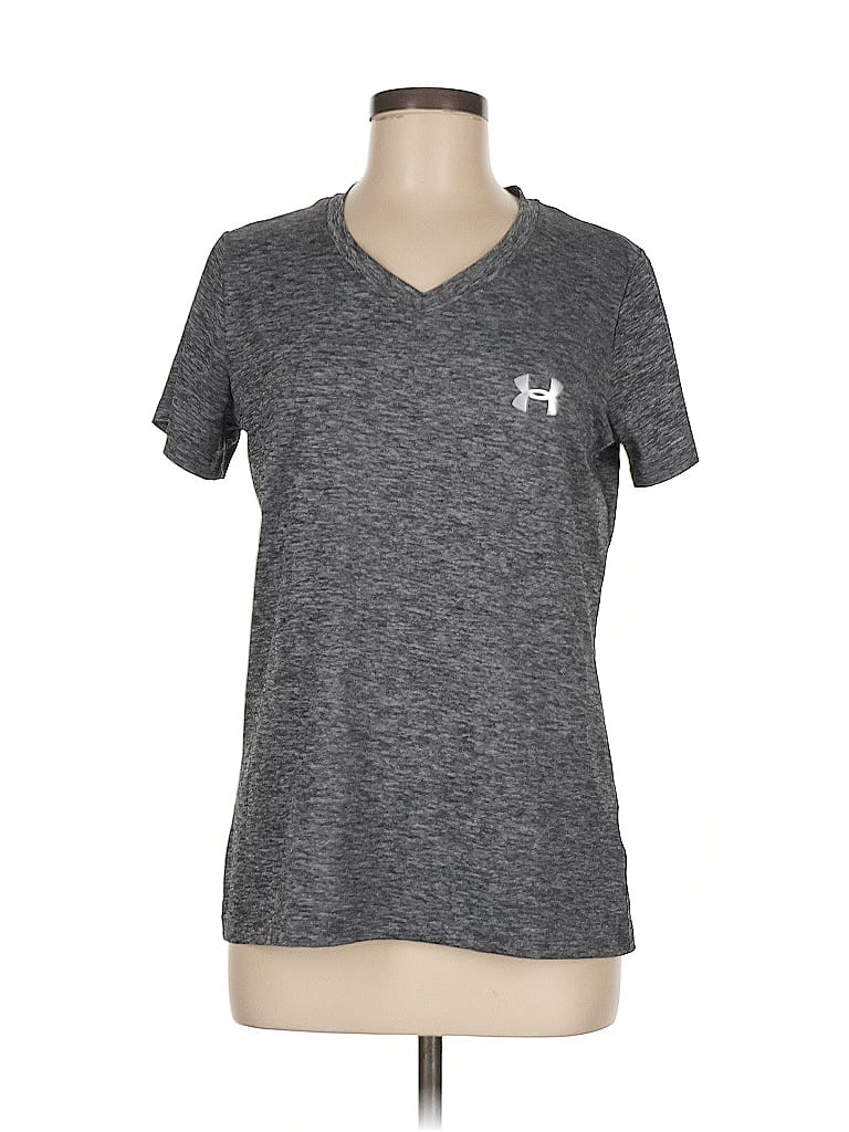 Pre-owned Under Armour Active T-shirt In Gray