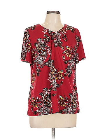 Liz Claiborne Career Short Sleeve Blouse (view 1)