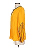 Kobi Halperin 100% Silk Yellow Long Sleeve Silk Top Size S - photo 5
