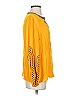 Kobi Halperin 100% Silk Yellow Long Sleeve Silk Top Size S - photo 4